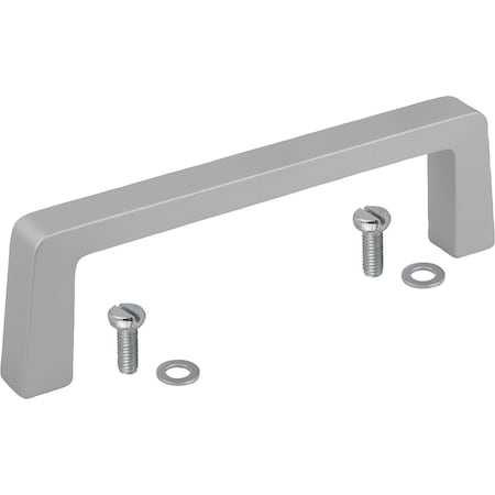 Kipp Pull Handle A=180, L=194, H=40, Aluminum Natural Matt And Anodized, D=M05 K1075.180053